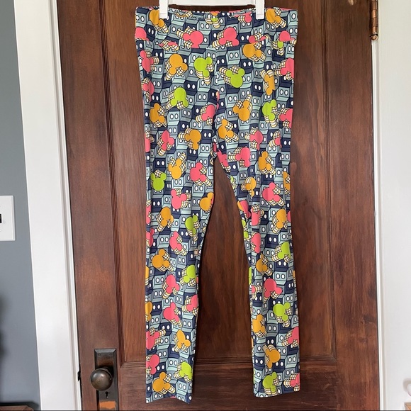 LuLaRoe Women’s Disney Mickey Leggings, Tall & Curvy - Picture 2 of 5